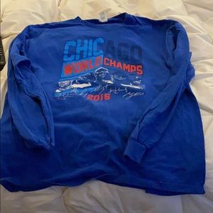 Chicago Cubs 2016 World Champs Long Sleeved Tee